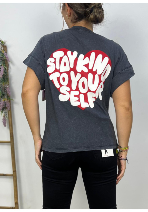 Camiseta Básica Gris