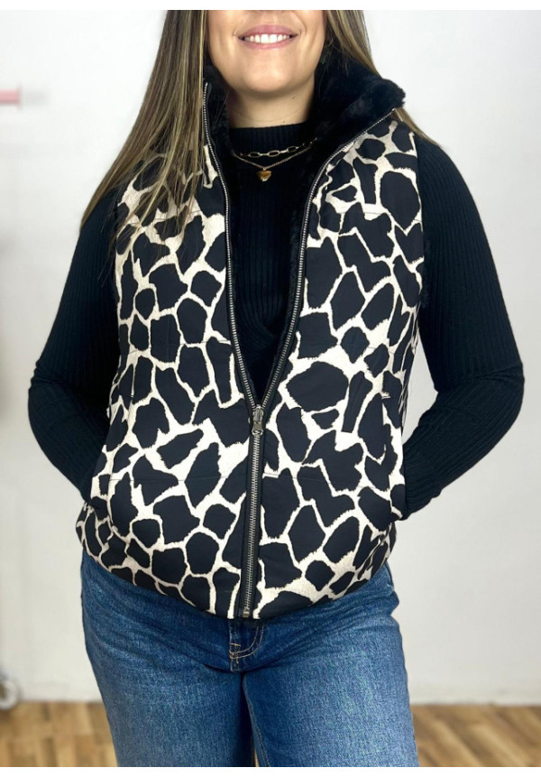 Chaleco pelos reversible