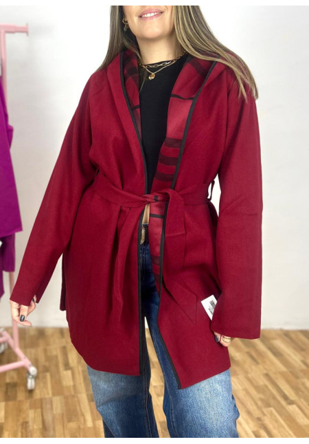 abrigo nieves rojo