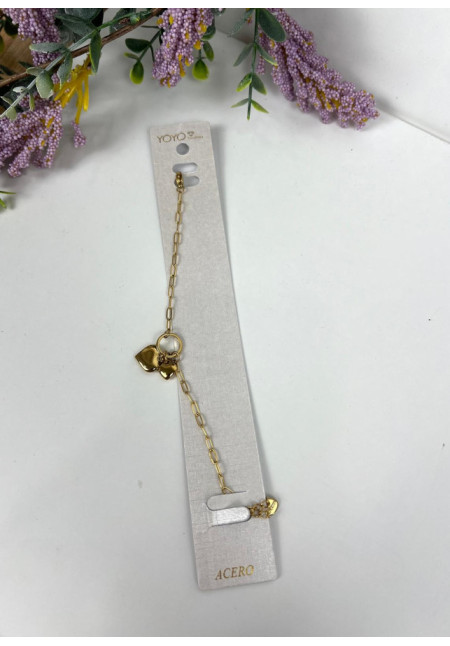 Pulsera cadena Corazón
