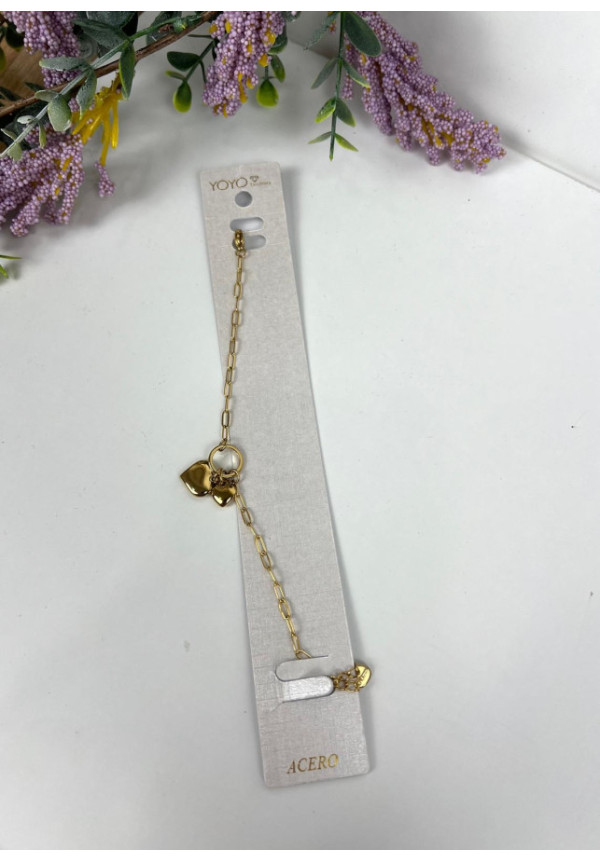 Pulsera cadena Corazón
