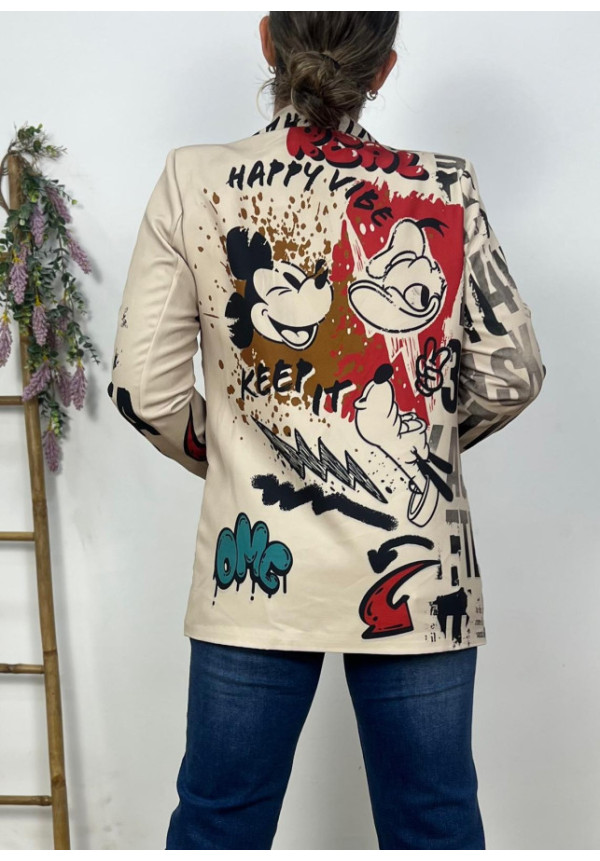 Blazer Mickey Letras