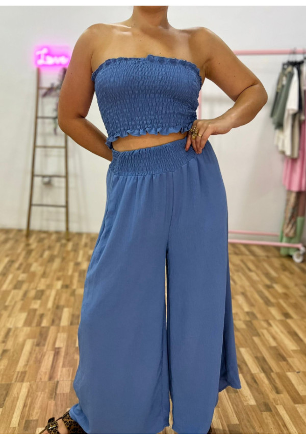 Conjunto top bandana