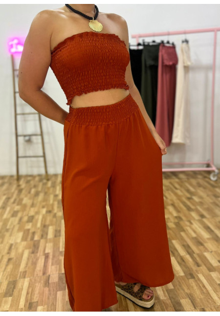 Conjunto top bandana