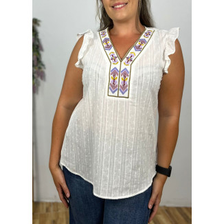 Blusa Bordado Étnico