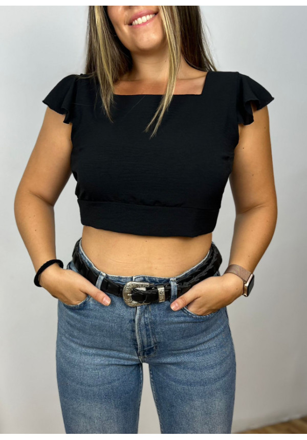 top lazo negro
