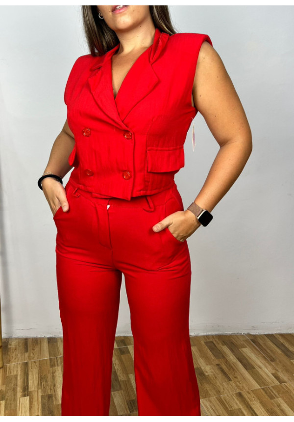 conjunto lino hombreras