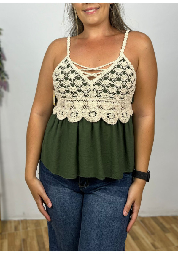 Blusa Croché