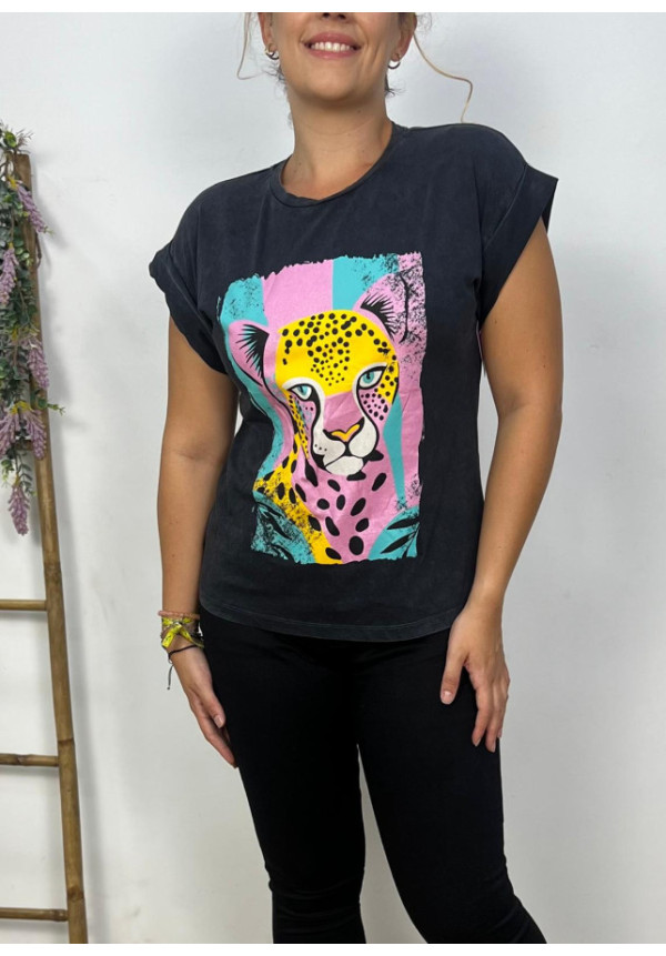 Camiseta Básica Gris