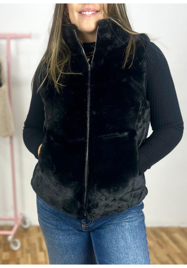 Chaleco pelos reversible