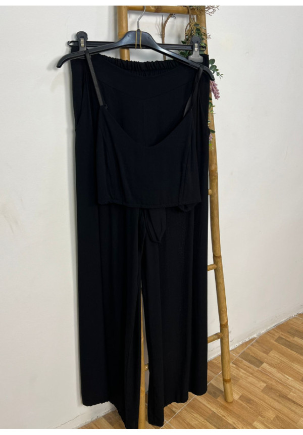Conjunto top lazo espalda