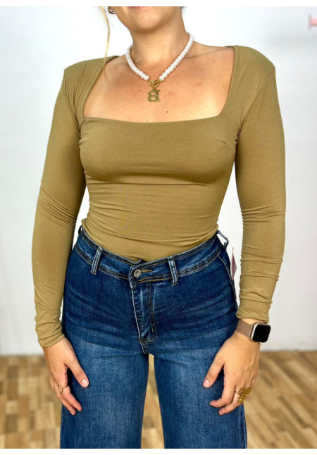 Body escote recto
