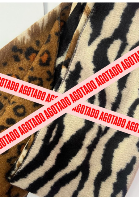 pashmina animal print
