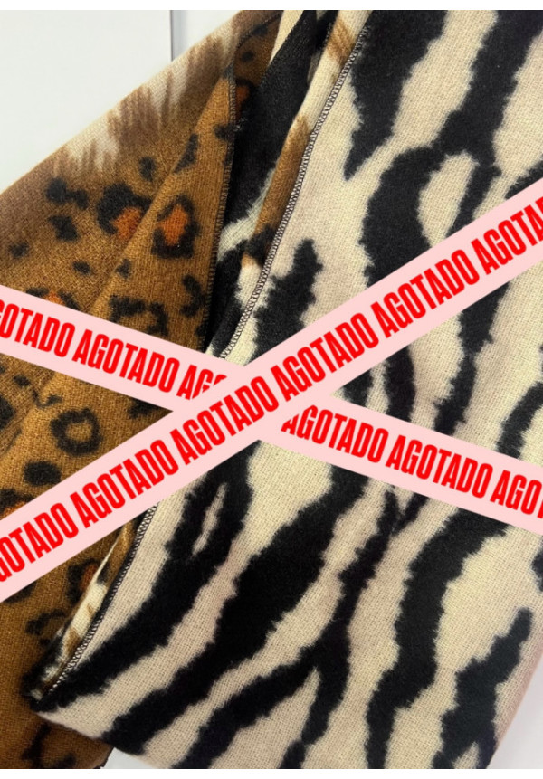 pashmina animal print