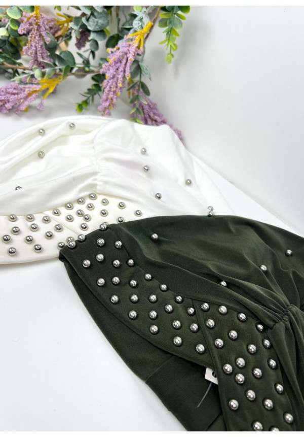 Turbante con perlas