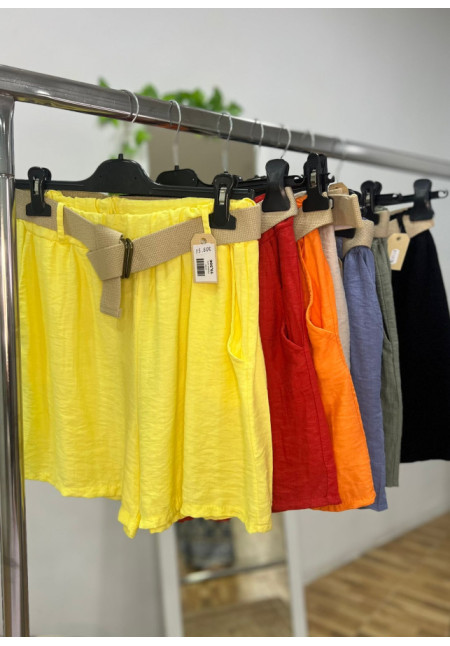 Pantalón corto lino