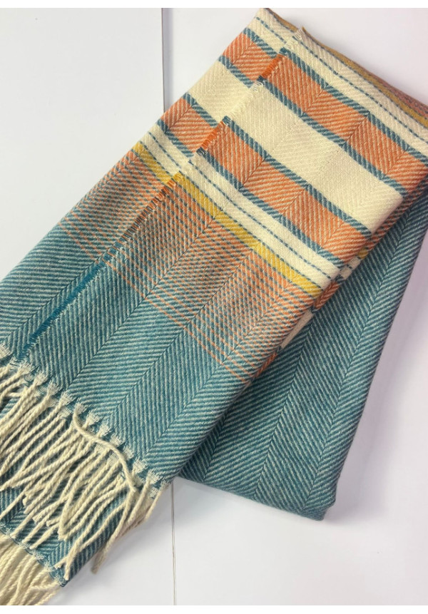 pashmina franjas asimetricas