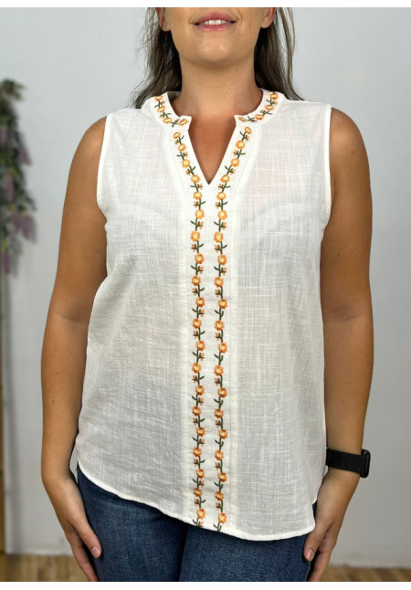 Blusa florencia naranja