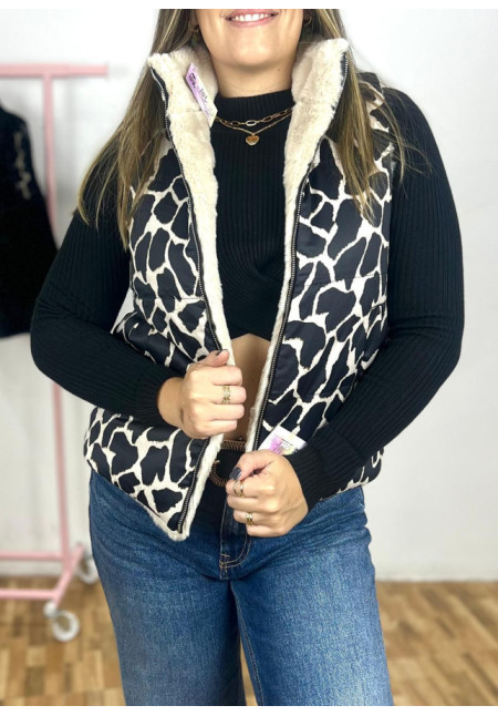 Chaleco pelos reversible