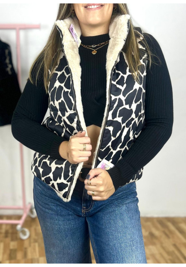 Chaleco pelos reversible