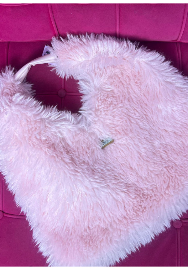 bolso pelo rosa