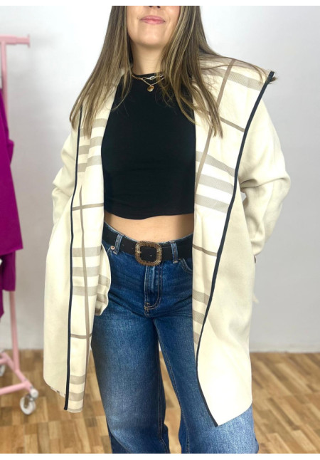 abrigo nieves beige