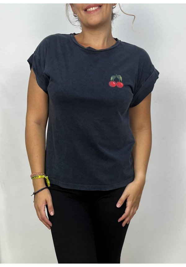Camiseta Básica Gris